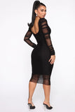 Midi Dress BLACK