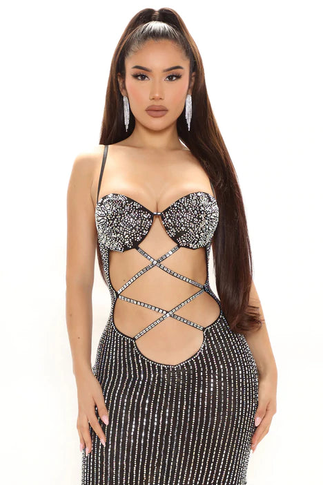 Riri Embellished Mini Dress
