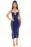 Midi Dress navy
