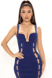 Midi Dress navy