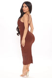 Midi Dress brown