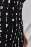 Rhinestone bodycon midi dress