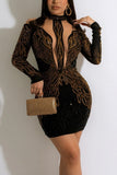 Short evening dress