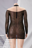 Short evening dress
