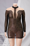 Short evening dress