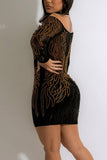 Short evening dress