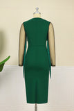 Tassel elegant midi dress