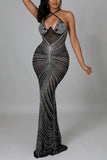 Sling sexy maxi dress