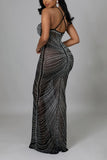 Sling sexy maxi dress