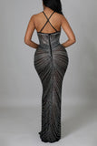 Sling sexy maxi dress