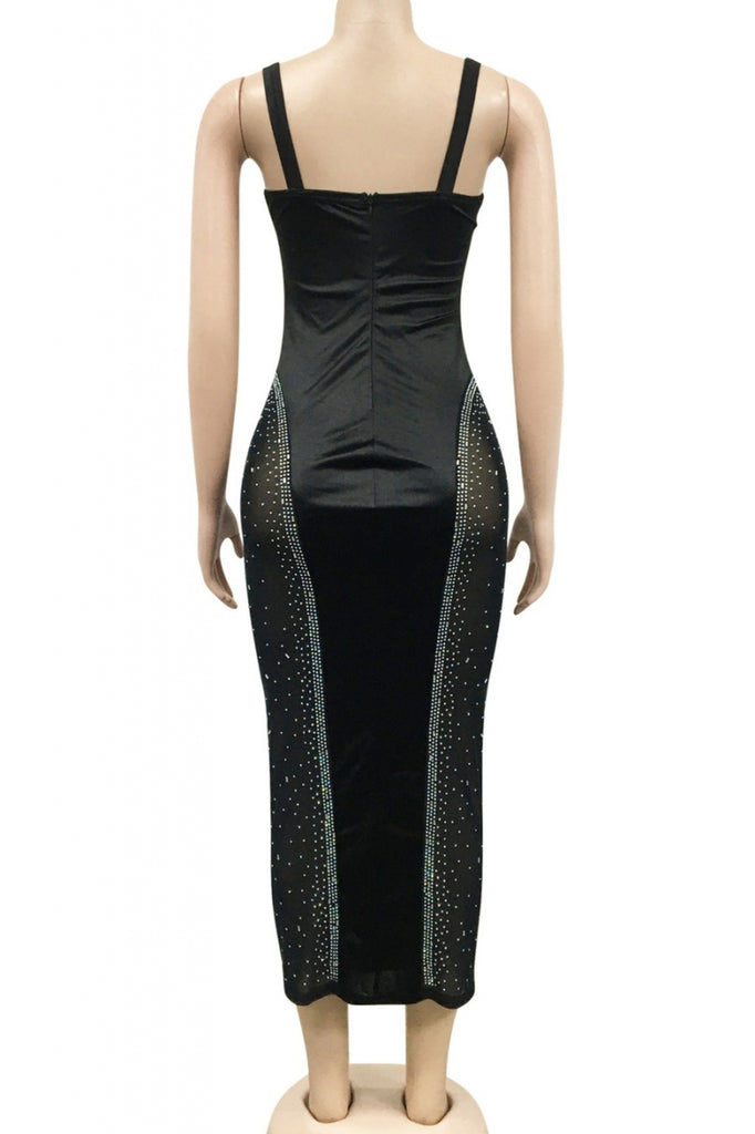Black velvet dress 1