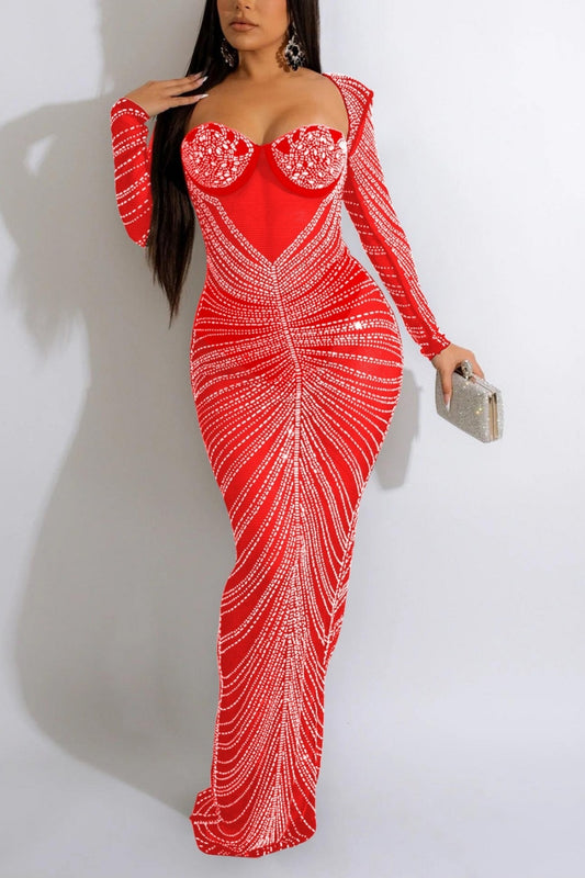 High quality sexy maxi dress