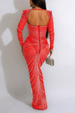 High quality sexy maxi dress