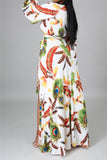 Floral print maxi dress