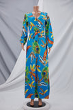 Floral print maxi dress