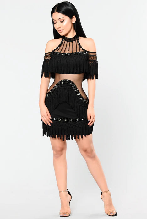 Attraction Fringe Dress