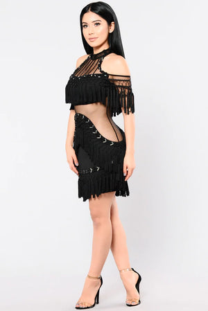 Attraction Fringe Dress