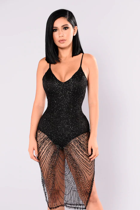 Shiny Dress - Black