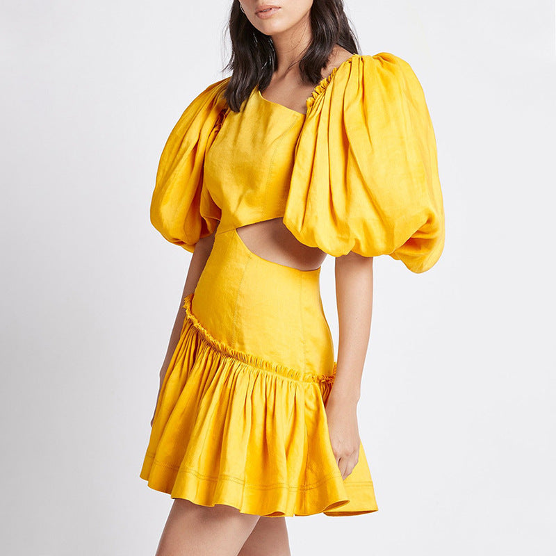 Yellow dress