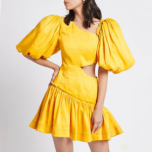 Yellow dress
