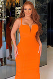 Orange dress