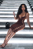 Midi Dress brown