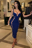 Midi Dress navy