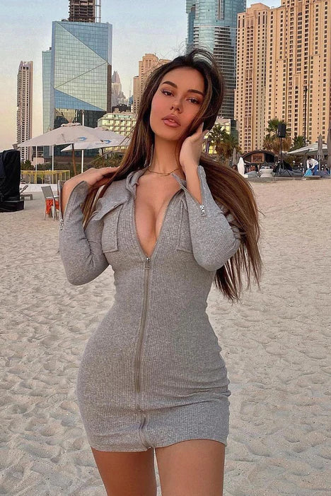 Mini Dress grey 2
