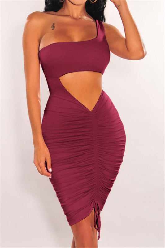 sexy short red dress