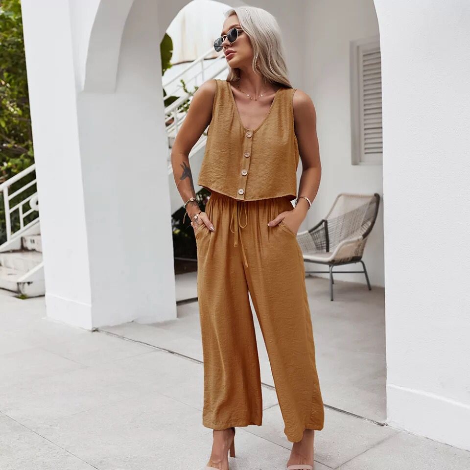 JUMPSUITS Summer Two Pieces