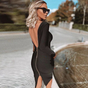 Elegant and sexy evening dress3