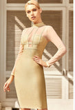 Gold dress