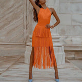 Sexy orange dress