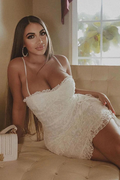 Italian Lace Mini Dress